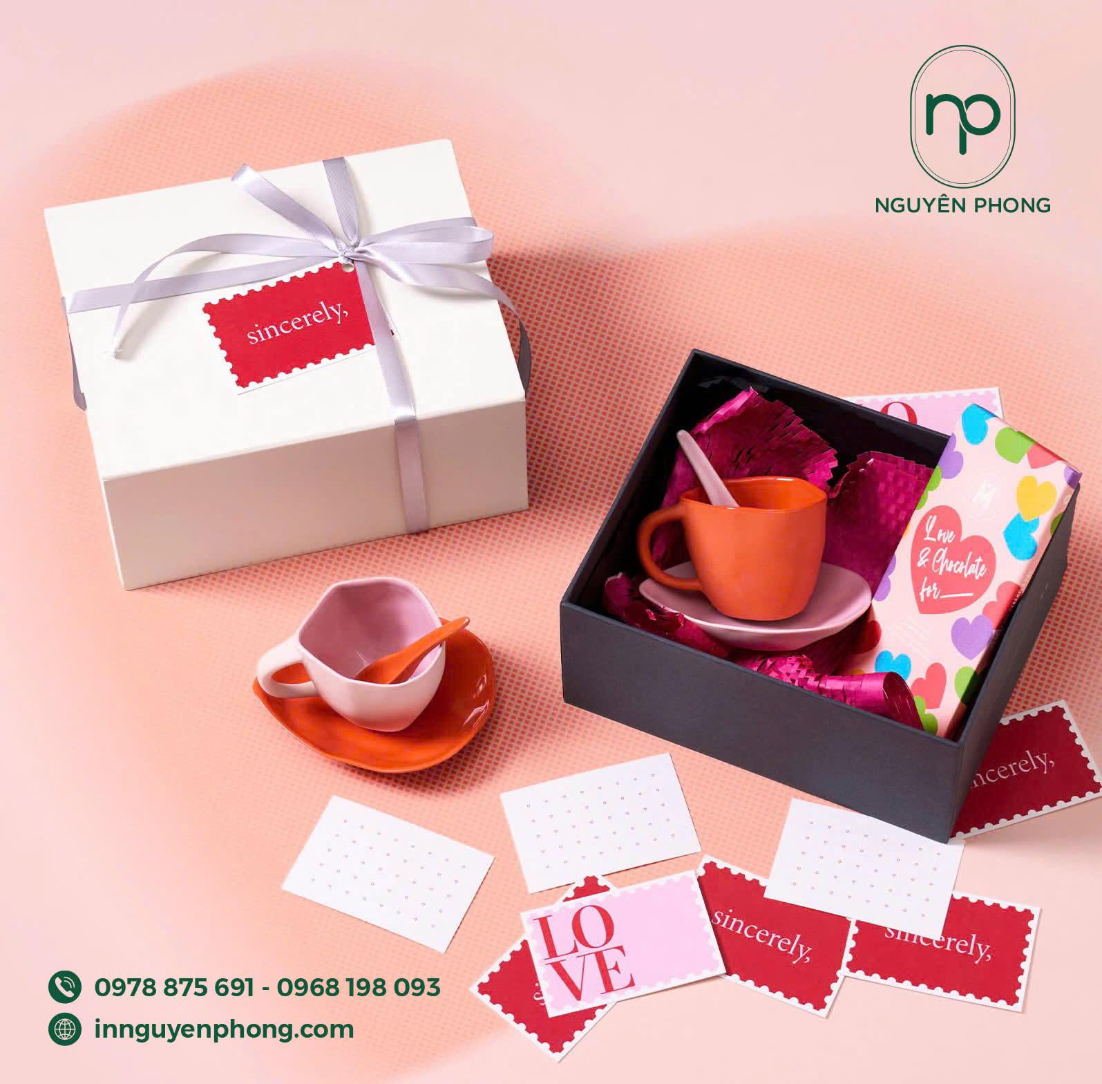 Sản phẩm hộp quà tối giản, đẹp 